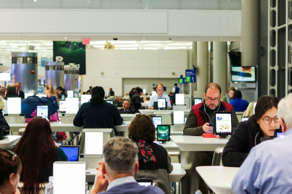 A newsroom