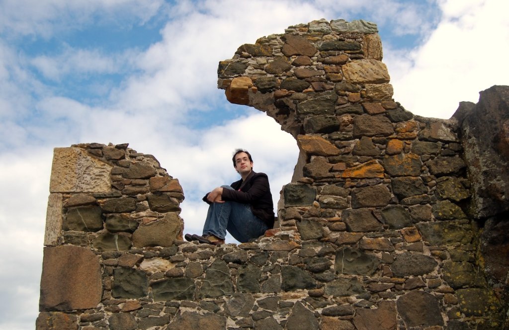 The author on Cramond Island