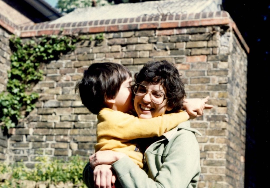 Ma with me as a young boy