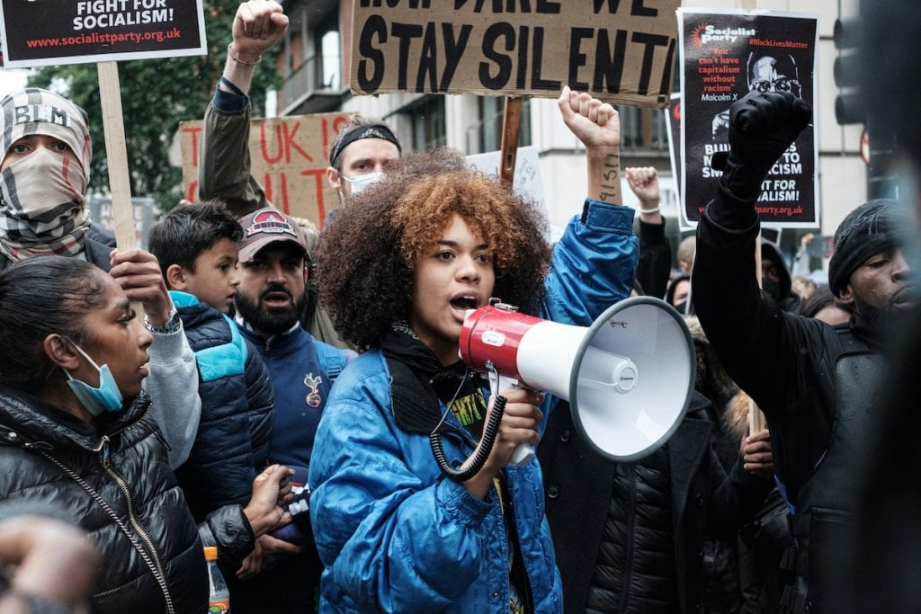 A protest