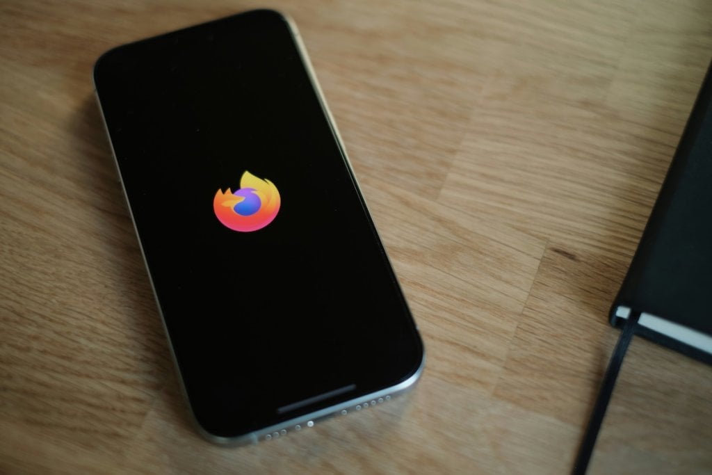 Firefox on a phone