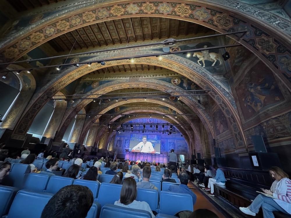 A talk at the International Journalism Festival in Perugia
